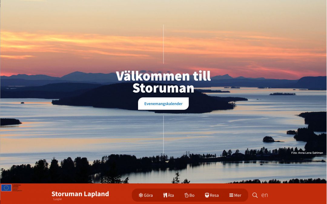 Ny hemsida för Storumans besöksnäring